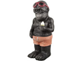 Gorilla "Magnesia" stehend schwarz/bunt, 22 x 45.5 x 17.5cm, gemischte Modelle, prix par pièce