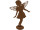 Engel stehend gross, rosteffekt Metall, auf Standplatte B 70cm, H 104 cm