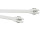 Bannerhalter-Set für Glas 88cm breit, 2-tlg., mit Saunnäpfen, für Banner bis 78cm Breite