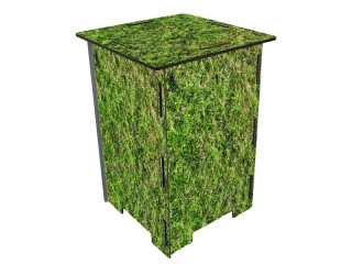 photo stool "grass" green