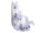 Band "Glanz-Herzen" weiss/silber B 15mm, L 20 m