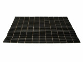Bambusmatte klein schwarz 47 x 46cm