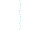 Federngirlande hellblau 168cm lang