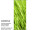 Textilbanner "Grashalme" grün 75 x 180cm, Schlauchnaht oben+unten