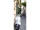 Textilbanner "Motorroller" weiss/Naturtöne 75x180cm, Schlauchnaht oben+unten