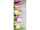 Textilbanner "Tulpen Deluxe" bunt/graues Holz 75x180cm, Schlauchnaht oben+unten