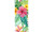 Textilbanner "Leaf & Flowers 1" grün/bunt 75x180cm, Schlauchnaht oben+unten