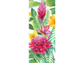 Textilbanner "Leaf & Flowers 2"...