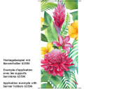 Textilbanner "Leaf & Flowers 2"...