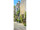 Textilbanner "franz. Bauernhof" naturfarben 75x180cm, Schlauchnaht oben+unten