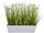 Wiesenblumen weiss in Schale 45 x 15 x H 40cm