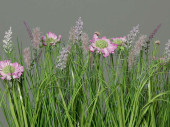 Wiesenblumen pink in Schale B 45 x T 15 x H 40 cm