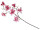 Magnolienzweig gross braun/pink, 95 cm