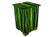 photo stool "bamboo" green