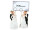 Hochzeits-Paar Kartenhalter H 10cm, Polyresin, 2 Sorten gemischt, pro Stück