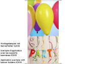 Textilbanner Luftballons "Party" 180 x 90cm...
