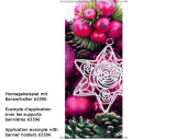 Textilbanner Sterne/Beeren "Edinburgh" 180 x...