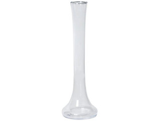 vase en verre taillé h 40cm