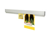 barre dinformation argentée 50cm de long