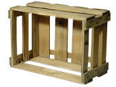 wooden wine box used