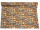 Stoff "Steinmauer" braun/grau 140cm breit, 55% Baumwolle 45% PES