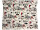 Stoff "Paris" schwarz/weiss/rot 140cm breit, 80% Baumwolle 20% PES