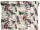 Stoff London schwarz/weiss/rot 140cm breit, 100% Baumwolle