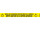 Klebeband "Abstand halten" 2-sprachig schwarz/gelb 50mm x 66m