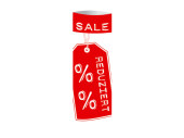 Säulendisplay "SALE REDUZIERT" H 93.4 x...