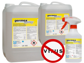 Flächendesinfektionsmittel "Germex spray" versch. Einheiten