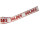 Banderole "SOLDES" weiss-rot 150mm x 10m