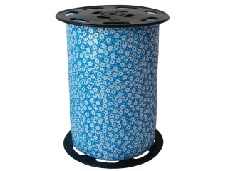 Ringelband "Flowers" 10mm x 225m blau