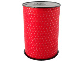 Ringelband "Punkte" 10mm x 225m rot