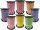 ruban poly à friser "carreau" 10mm x 225m div. couleurs