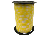 curl ribbon "check" 10mm x 225m yellow