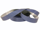 curl ribbon "check L" 25mm x 100m blue-white