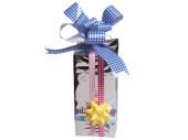 curl ribbon "check L" 25mm x 100m blue-white