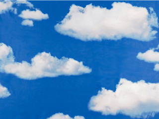 Stoff Wolken "clouds" 150cm breit