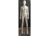 Mannequin "Basic" Dame weiss, gerade Position...