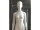 Mannequin "Basic" Dame weiss, gerade Position inkl. Standplatte/Wadendorn