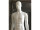 Mannequin "Basic" homme blanc, position droite y compris plaque de base / cheville de mollet