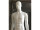 mannequin "Basic" man white, straight position incl. base plate / calf pin