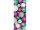 Textilbanner Kugeln modern 75x180cm, türkis-silber-pink Schlauchnaht oben+unten