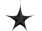 Stern Deko-Star shining XL schwarz, Ø 40cm