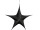 Stern Deko-Star shining XL schwarz, Ø 40cm