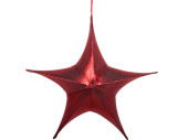 Stern Deko-Star metallic XL rot, Ø 110cm