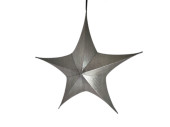Stern Deko-Star metallic XL silber, Ø 65cm