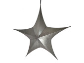 Stern Deko-Star metallic XL silber, Ø 80cm