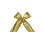 Schleife Gigant gold B40 x H35 cm, Band 10cm