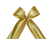 Schleife Gigant gold B100 x H70 cm, Band 25cm